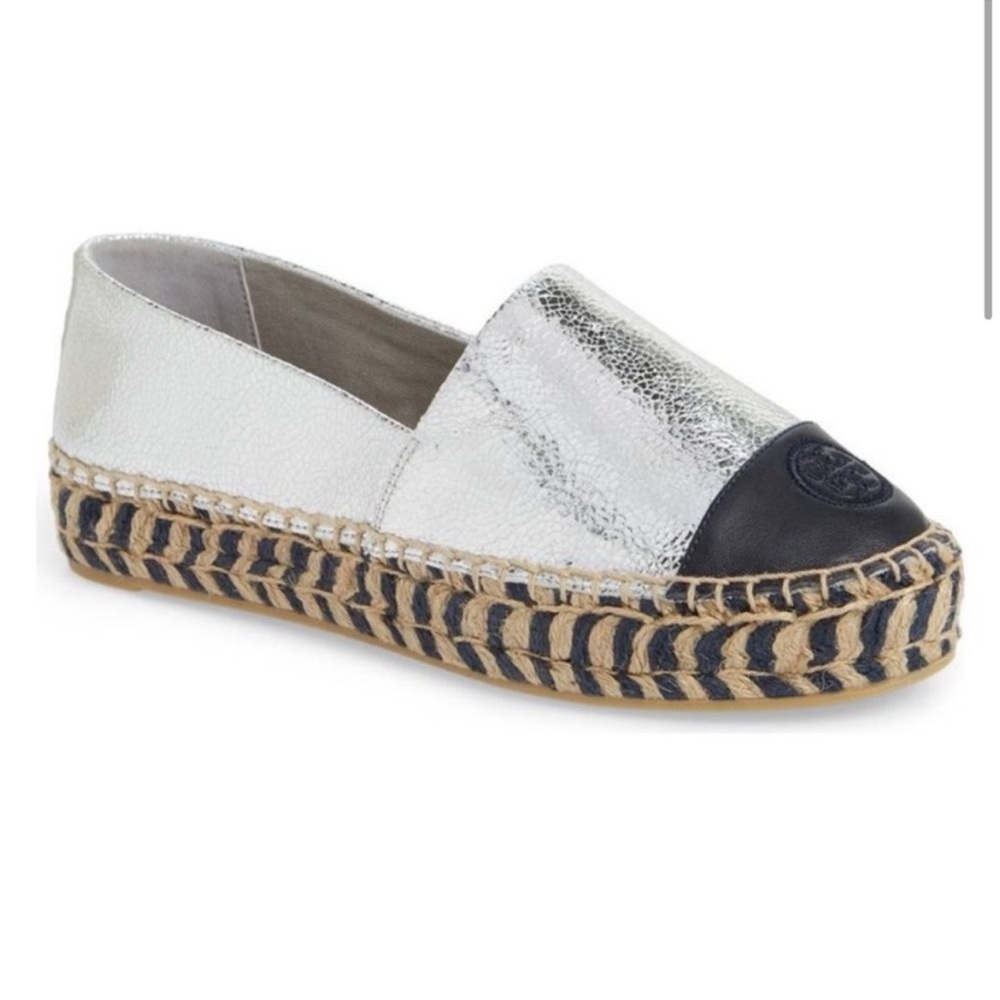 NWOB Tory Burch Color Block Platform Espadrilles!